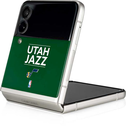 NBA Utah Jazz Standard - Yellow Galaxy Z Flip4 5G Skin